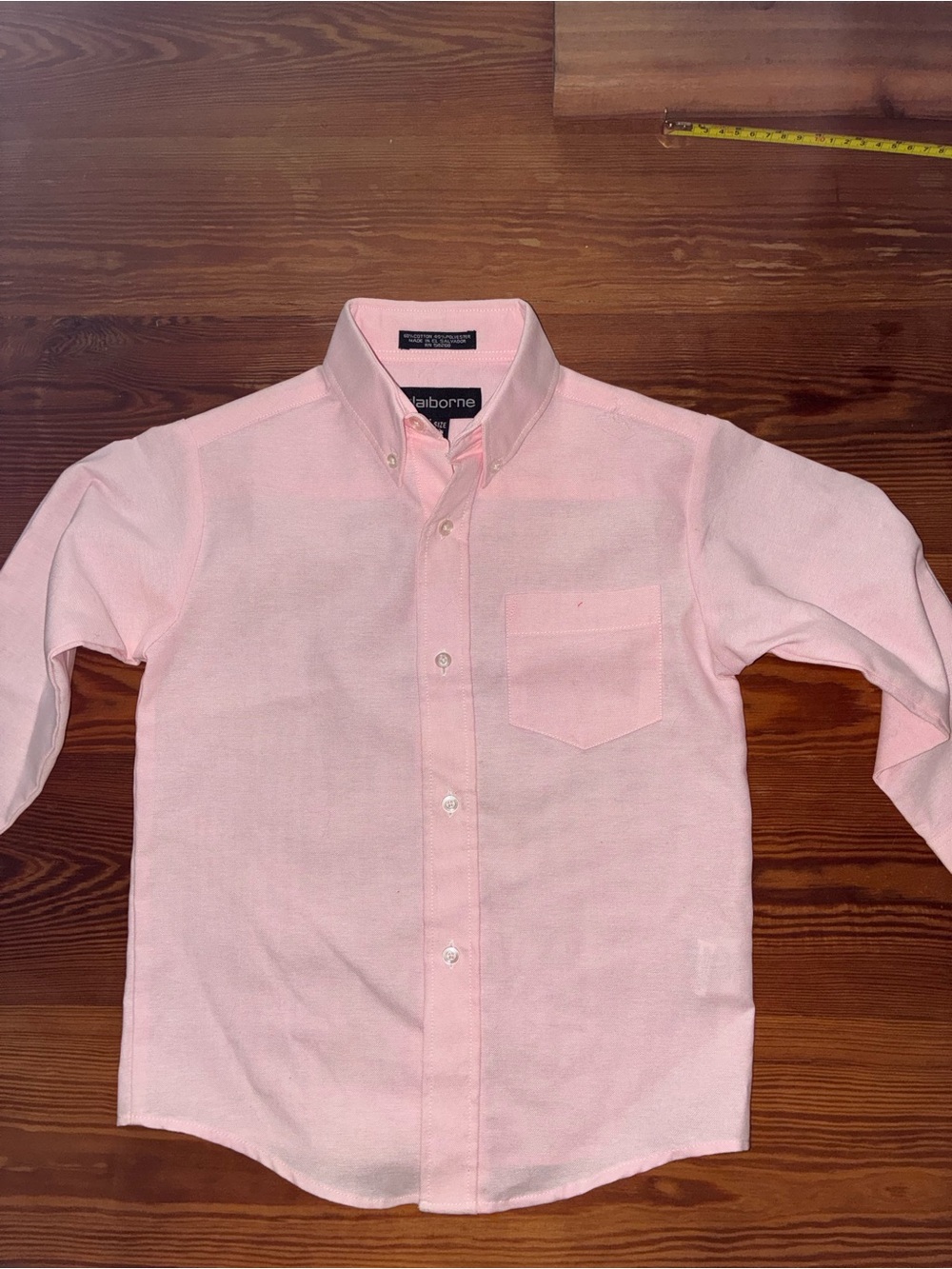 Talbots Light Pink Oxford Button-Front Shirt